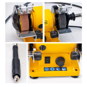 ΔΙΔΥΜΟΣ ΤΡΟΧΟΣ Φ75mm , MINI ,120W ME ΕΥΚΑΜΠΤΟ ΑΞΟΝΑ